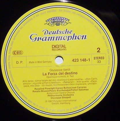 Deutsche Grammophon 423 148-1 - La Forza Del Destino - Image 3