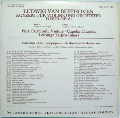 Sastruphon SM 007050 - Konzert Für Violine Und Orchester D-dur O - Image 3