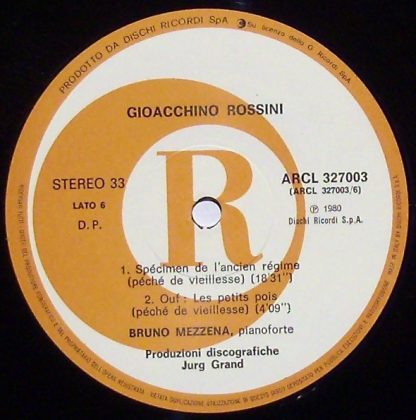 Ricordi ARCL 327003 - Les Péchés De Ma Vieillesse Ed Altre Compo - Image 3
