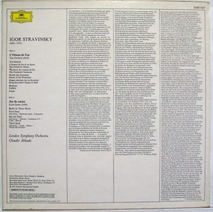 Deutsche Grammophon 2530 537 - Der Feuervogel = Firebird · Jeu D - Image 2