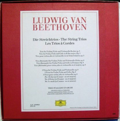 Deutsche Grammophon 2721 131 - Beethoven Edition: Streichtrios · - Image 2
