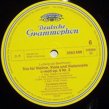 Deutsche Grammophon 2721 131 - Beethoven Edition: Streichtrios · - Image 3