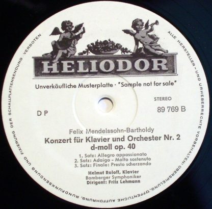 HELIODOR 89 769 - Klavierkonzerte Nr. 1 G-moll Op. 25 & Nr. 2 D- - Image 2