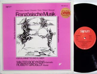 Signum SIG 008-00 - Französische Musik Für Klarinette Und Klavie