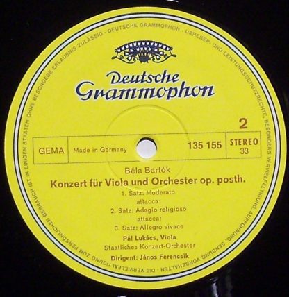 Deutsche Grammophon 135 155 - Violinkonzert / Violakonzert - Image 2