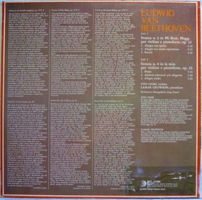Music Collection 5500 215 - Ludwig Van Beethoven – Sonate Per Vi - Image 2