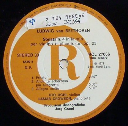Music Collection 5500 215 - Ludwig Van Beethoven – Sonate Per Vi - Image 3