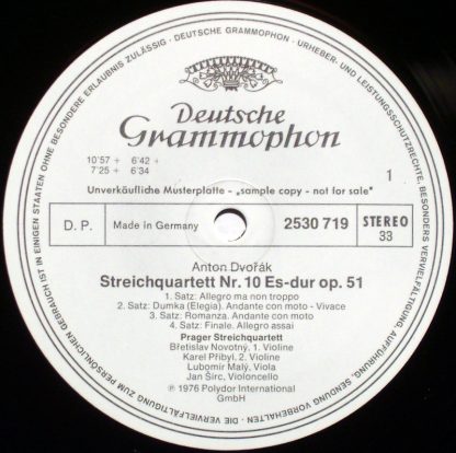 Deutsche Grammophon 2530 719 - Streichquartette No. 8 & No. 10