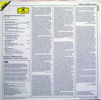 Deutsche Grammophon 2532 026 - Kaiser-Walzer = Emperor Waltz - Image 2