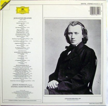 Deutsche Grammophon 413 311 - 1 - Lieder - Image 2