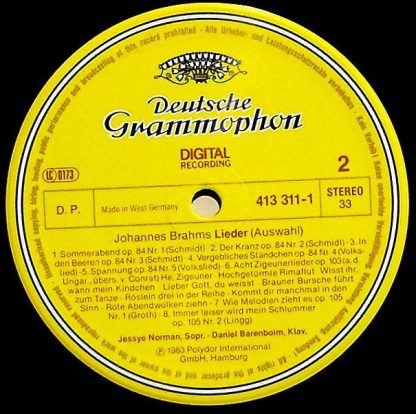 Deutsche Grammophon 413 311 - 1 - Lieder - Image 3