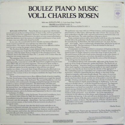 CBS 72871 - Piano Music Vol.1. - Image 2