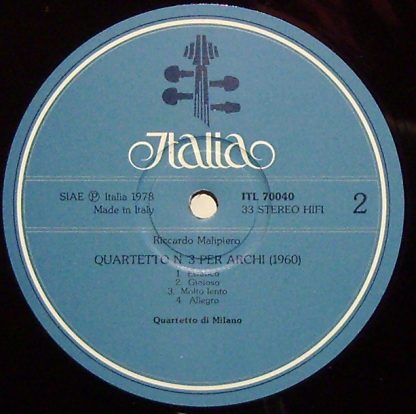 Italia ITL 70040 - Giber Folia, Ciaccona Di Davide, Quartetto N. - Image 3