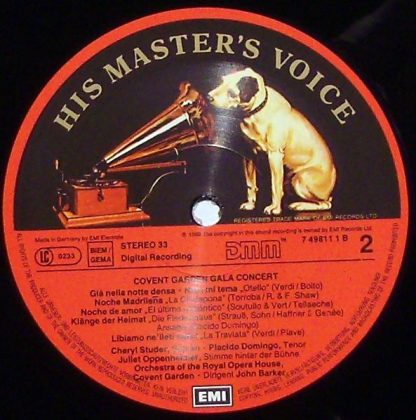 EMI Digital 7 49811 1 - Live At Covent Garden - Image 3