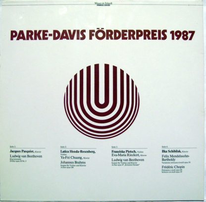 Parke-Davis 66.28353 - Parke-Davis Förderpreis 1987 - Image 2