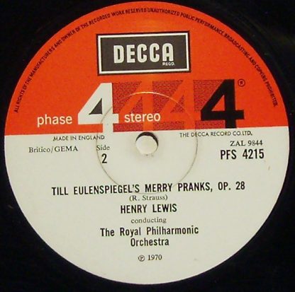 DECCA PFS 4215 - Don Juan / Till Eulenspiegel's Merry Pranks - Image 3
