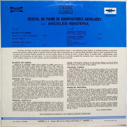 Marfer M. 50-214 S - Recital De Piano De Compositores Andaluces - Image 2
