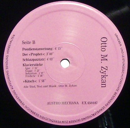 Extraplatte EX 65 - Otto M. Zykan - Image 2