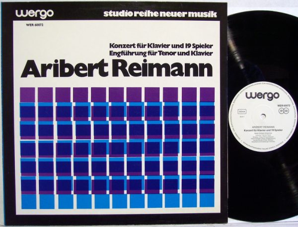 WERGO WER 60072 - Konzert Für Klavier Und 19 Spieler / Engführun