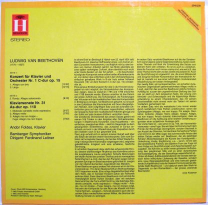 HELIODOR 2548 239 - Klavierkonzert Nr.1 - Klaviersonate Op. 110 - Image 3