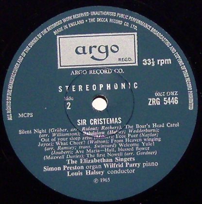 Argo ZRG 5446 - Sir Cristemas - Image 3