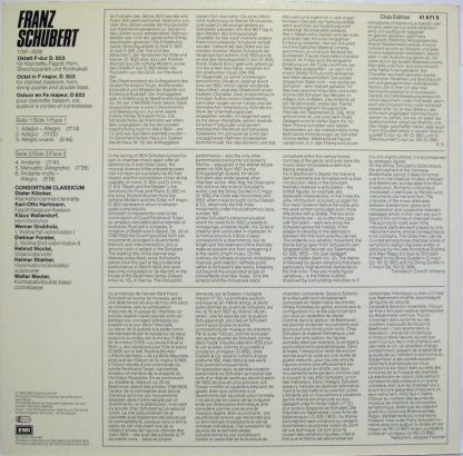 EMI 41 671 9 - Oktett F-dur D. 803 - Image 2