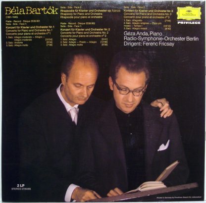 Deutsche Grammophon 2726 005 - Die 3 Klavierkonzerte = The 3 Pia - Image 2