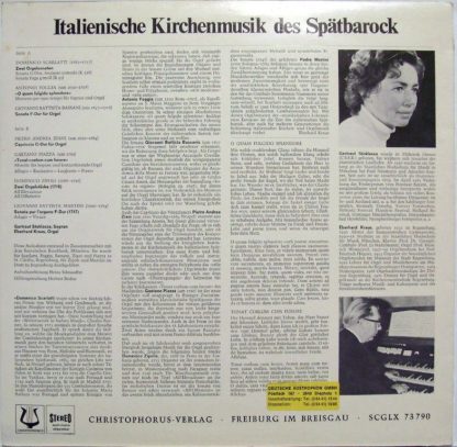 Christophorus SFGLP 78323 - Italienische Kirchenmusik Des Spätba - Image 3