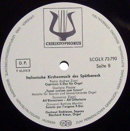 Christophorus SFGLP 78323 - Italienische Kirchenmusik Des Spätba - Image 4