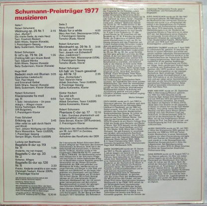 Eterna 8 26 909 - VII. Internationaler Robert-Schumann-Wettbewer - Image 2