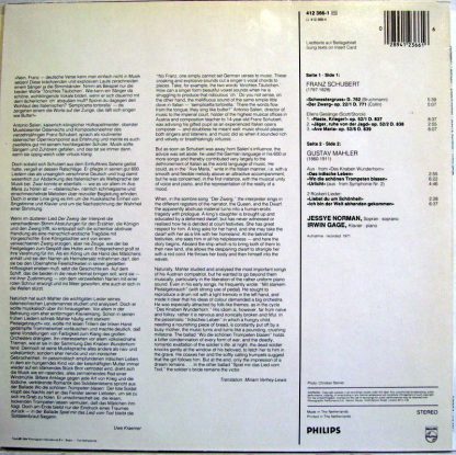 Philips 412 366-1 - Lieder • Songs - Image 4