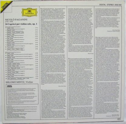 Deutsche Grammophon 2532 042 - 24 Capricci Per Violino Solo Op.1 - Image 2