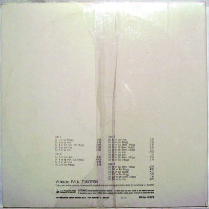 Vanguard SXVA 4201/2 - The 24 Caprices For Solo Violin (Complete - Image 2