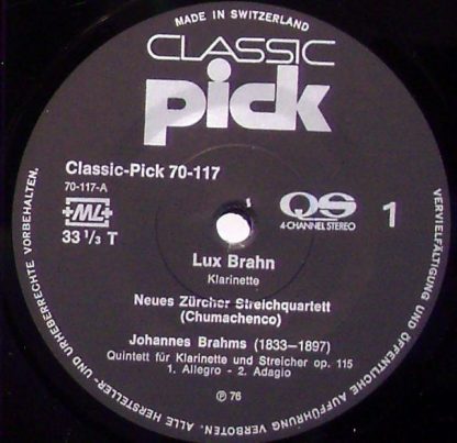 Classic Pick EL 16 797 - Brahms Klarinettenquintett h-mol op.115 - Image 2
