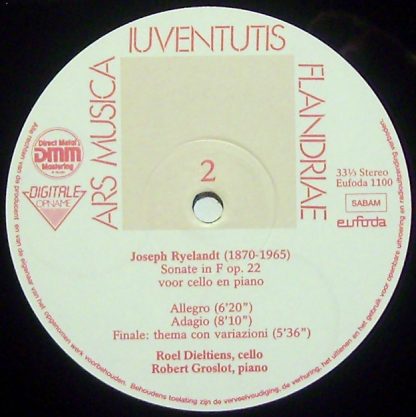 Eufoda 1100 - Intieme Kamermuziek Van Beethoven En Ryelandt - Image 3