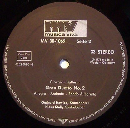 Musica Viva MV 30-1069 - Grandi Duetti (Für Zwei Kontrabässe) - Image 2