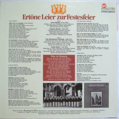 Leuenhagen & Paris 666 973 - Ertöne Leier zur Festesfeier - Image 2
