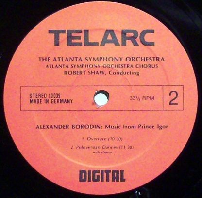 Telarc DG-10039 - The Firebird (Suite, 1919 Version) / Overture - Image 3