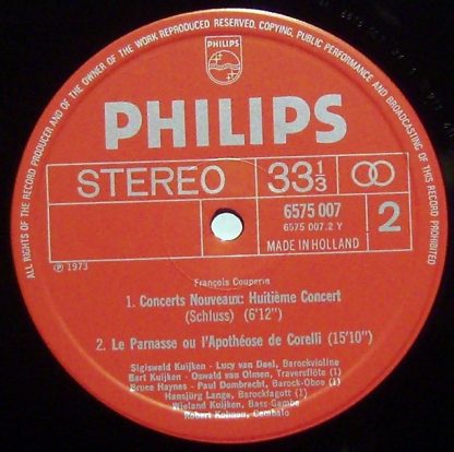 Philips 6775 003 - L'Apothéose Á La Memorie De Lully / L'Apothéo - Image 3