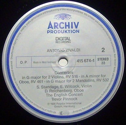 Archiv Produktion 415 674-1 AH - Concerti »Alla Rustica« - Image 3