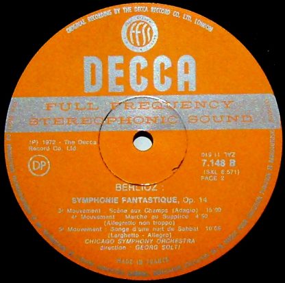 DECCA 7.148 - Symphonie Fantastique - Image 3