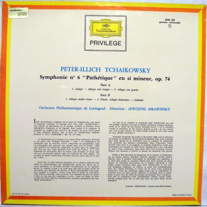 Deutsche Grammophon 2538 180 - Symphonie Pathetique - Image 2