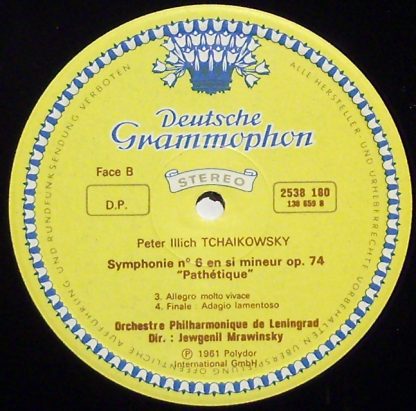 Deutsche Grammophon 2538 180 - Symphonie Pathetique - Image 3