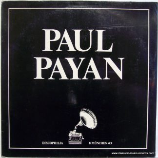 Discophilia DIS 293 - Paul Payan