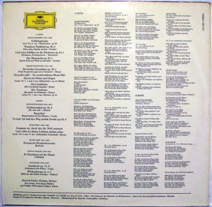 Deutsche Grammophon 135 026 - Ausgewählte Lieder Der Romantik - Image 6