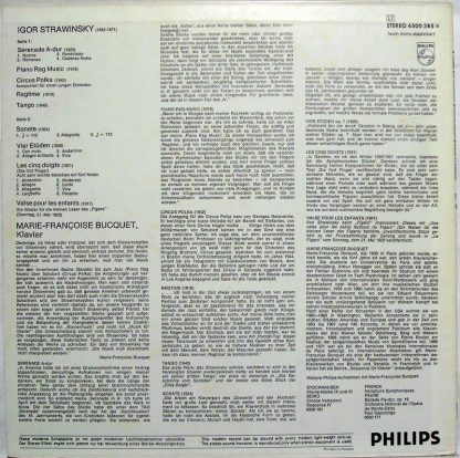 Philips 6500 385 - Serenade A-Dur / Piano Rag Music / Circus Pol - Image 3