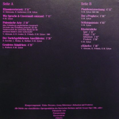 Extraplatte EX 65 - Otto M. Zykan - Image 3
