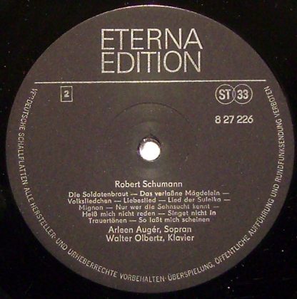 Eterna 8 27 226 - Frauenliebe Und Leben Op. 42 / Lieder Nach Rüc - Image 4