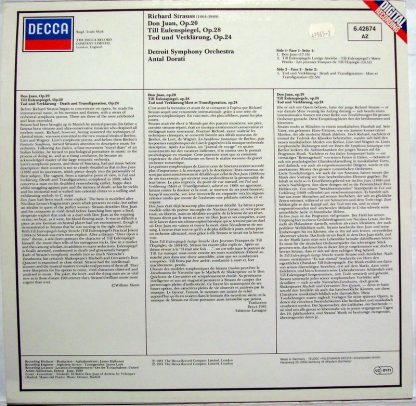 DECCA 6.42674 - Don Juan / Till Eulenspiegel / Tod Und Verklärun - Image 2