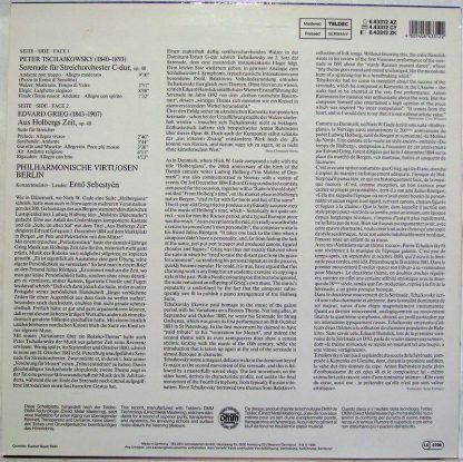 TELDEC Schallplatten GmbH 6.43312 AZ - Grieg - Aus Holbergs Zeit - Image 2